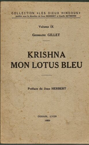 Germaine Gillet - Krishna Mon Lotus Bleu
