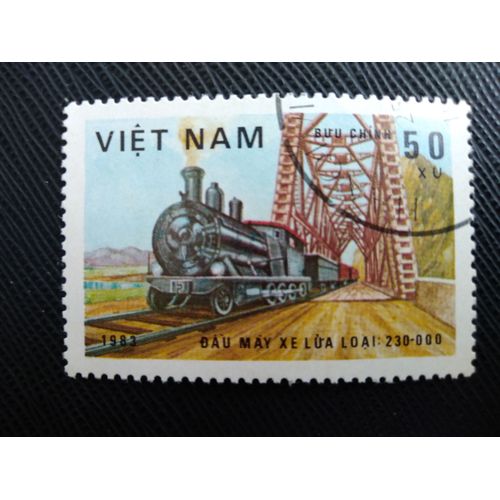Timbre Vietnam Y T 388 Locomotives - Classe 230-000 1983 (060409 )