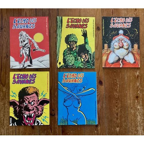 Echo Des Savanes Mensuel : Des Numéros 58 À 62 - Fin 1979 Et Début 1980
