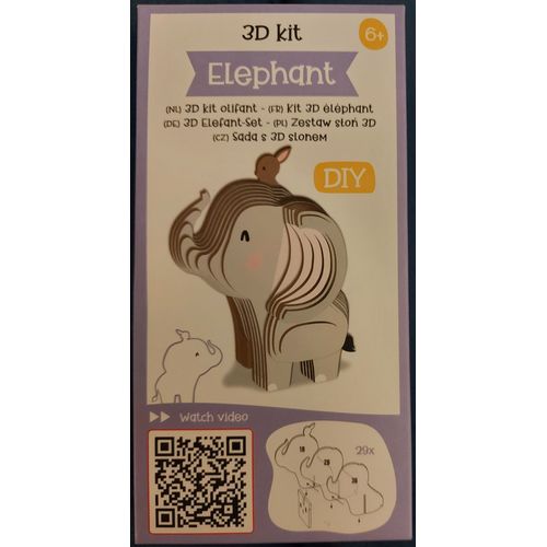 Kit D'assemblage 3d - Elephant