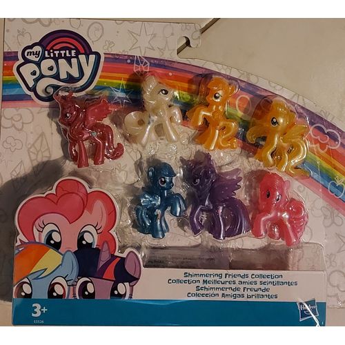My Little Pony - Collection Meilleures Amies Scintillantes - 7 Figurines Différentes