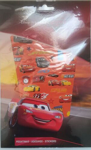 Carnet De 4 Planches D'autocollants Cars
