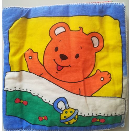 Livre En Tissu 4 Pages, La Journée De Petit Ours
