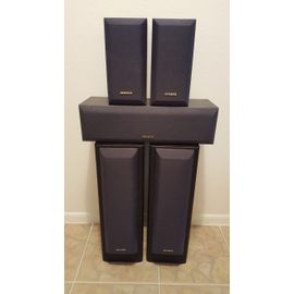 Lot de 5 Enceintes AIWA 75w SXAV-1700