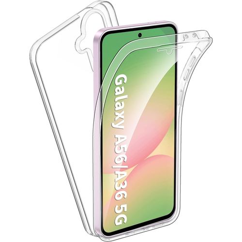 Coque 360 Degrés Intégrale Pour Samsung Galaxy A36 5g Protection Arrière Pc Case Et Avant En Tpu Transparente - Xeptio