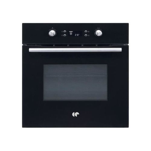 FOUR ENCASTRABLE PYROLYSE - CHALEUR TOURNANTE - CONTINENTAL EDISON - CEF65PB - NOIR ET INOX - L59,5 X H59,6 X P 54,68 CM