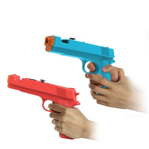 Jeux Gun Grip Pour Switch Ns/Ns Oled Contrôleur De Pistolet De Jeu Manette Joypad Poignée De Main Sens Joystick Accessoires