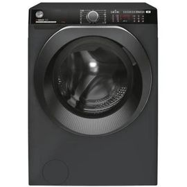 Machine à laver hublot Hoover H-WASH 500 Professional HWP 49AMBCR/1-S - WiFi - 60x52x85 cm (lxpxh) - 61 litres - 9 kg - 1400 tours/min - anthracite