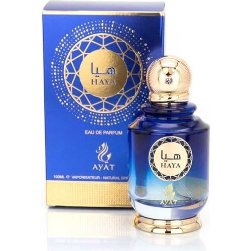 Eau De Parfum Haya 100ml Ayat Perfumes Parfum Homme - Made In Dubaï Avec Des Notes De Bergamot Rose Framboise Jasmin Musc Patchouli 
