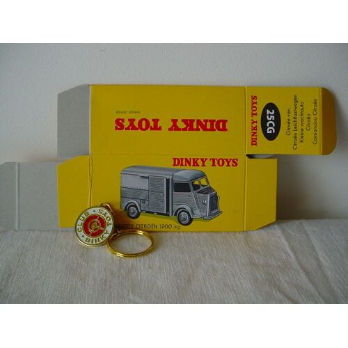 DINKY TOYS REEDITION ATLAS BOITE REF 25 CG ET PORTE CLEF CLUB DINKY