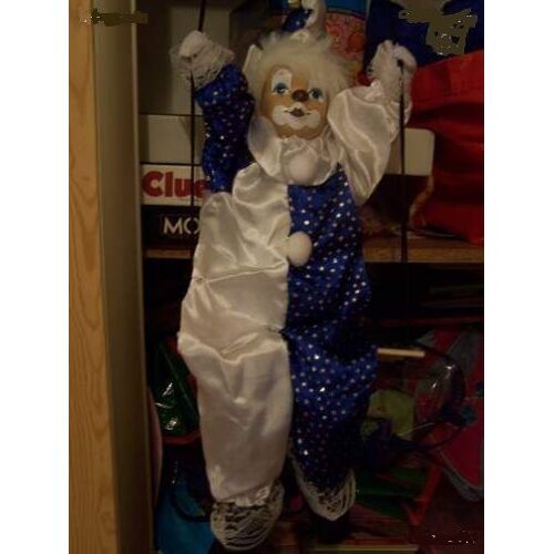 Clown À Suspendre Tête En Porcelaine