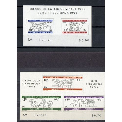 Mexique Jeux Olympiques De Mexico , Série Préolympique 1966