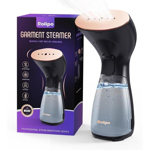 Rolipo Defroisseur Vapeur Vertical,steamer,Fer à Repasser Portable De, Adaptée à La Maison, Aux Voyages Et Au Bureau, Noir