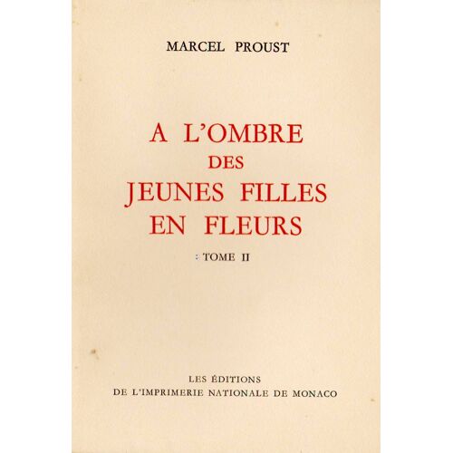 A L'ombre Des Jeunes Filles En Fleurs Tome 2