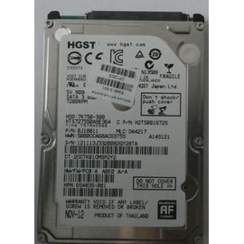 Disque dur HGST 7K750-500 500 Go 3.0Gb/s 2.5" HTS727550A9E364