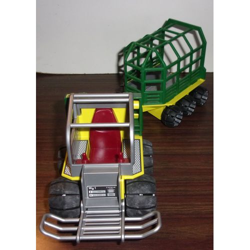 Playmobil Dinos : Voitue + Remorque