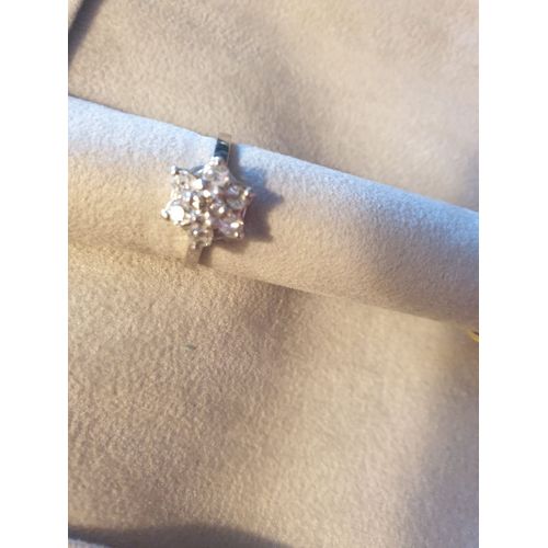 Bague De Fiançailles Diamants Et Or Blanc