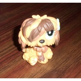 Figurine PETSHOP Chien Bobtail N°1513 - Marque Hasbro - Occasion