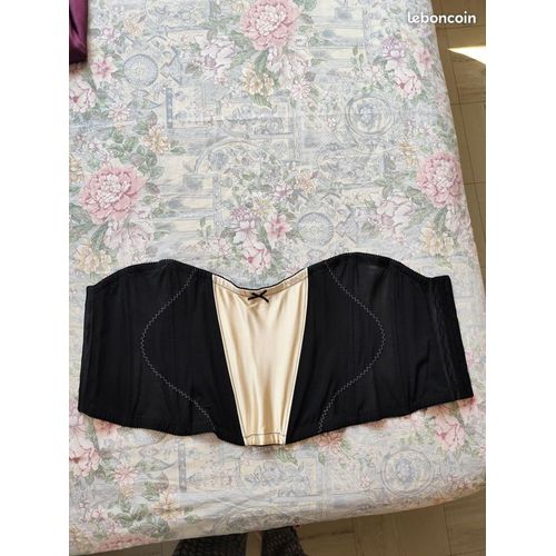 Corset Crème Et Noir