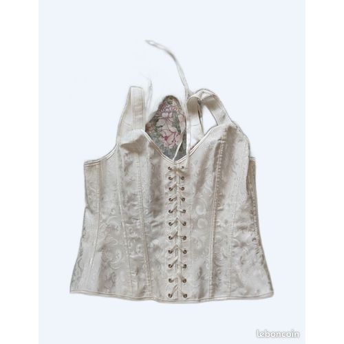 Corset Blanc Cassé Taille Xl