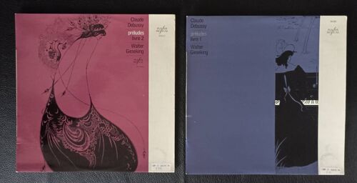 Claude Debussy - Préludes - Livres 1 + 2 (Dir. Walter Gieseking ) - Original (Biem) 1954 Columbia / Pathe Marconi Fcx.30 021 + 30 022 France Collection Plaisir Musical - Boutique Axonalix