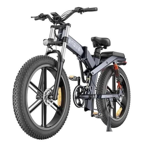 Vélo Électrique Engwe X26 - 48v 1000w - Double Batterie 19ah & 7.5ah - Portée 57.7 Miles - Pneus 26*4.0 Pouces