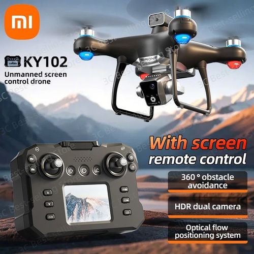 Drone Xiaomi Ky102 Max Hd 4k, Évitement Obstacles, Brushless, 5000m Rc-Xiaomi