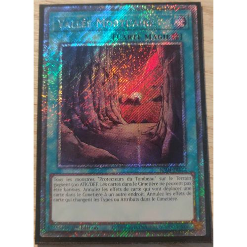 Yu Gi Oh Ra04 Fr122 Vallée Mortuaire Platinum Rare
