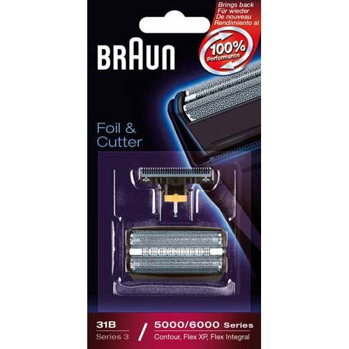 Combi Pack (Grille + Couteau) Noir 5874 Rasoir Braun 5874 Type 5739