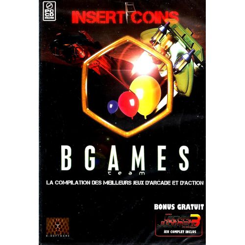 Insert Coins - Bgames - Jeux Pc - Compilation Des Meilleurs Jeux D'Arcade Et D'Action