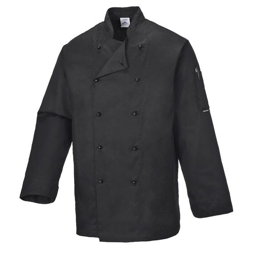 Veste de cuisine Portwest Somerset Noir M