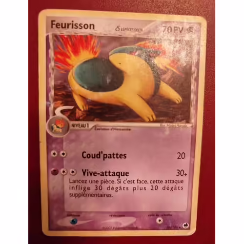 Carte Pokemon Française Officielle Semir Rare : Feurisson - 70 Pv - N° 36/101 - De 2007 - Série Du Blox Ex , Espèce Delta