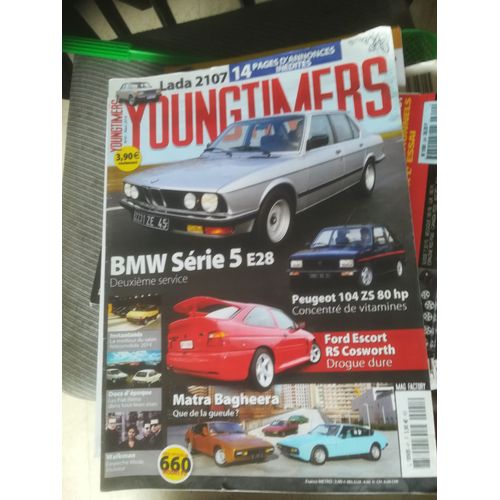Youngtimers 41 De 2014 Bmw 528i E28,Peugeot 104 Zs 80hp,Ford Escort Rs Cosworth,Lada 2107,Matra Bagheera,Fiat Ritmo