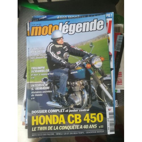 Moto Legende 168 De 2006 Honda Cb450,Flandria Rekord Special,Sexé,Triumph 900 Scrambler,Moto Guzzi 500 Falcone Sport