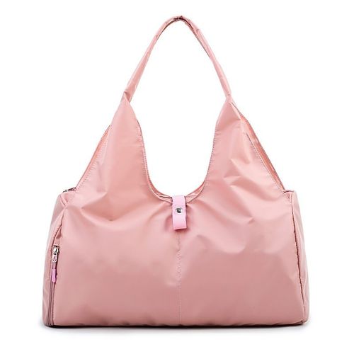 Sac De Sport Yoga Gym Femme Compartiment De Chaussures Indépendant Poche Humide Disponible Pour Weekend Voyage - Aucune - Rose
