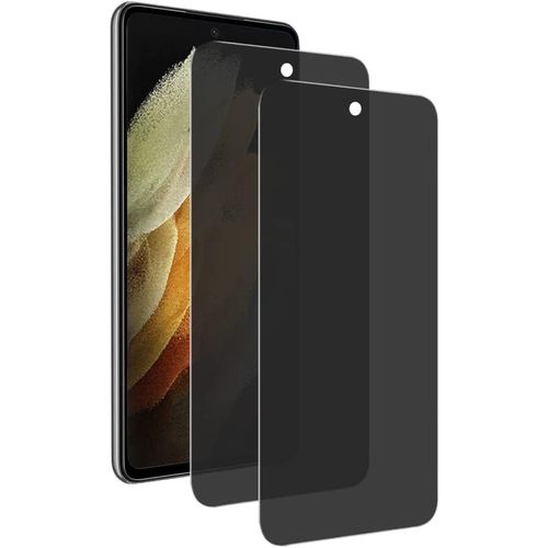 Sjzg-2x Protection D'écran Anti-Espion Pour Samsung Galaxy S21 Ultra 5g Privacy Protection Écran Confidentialité Verre Trempé Anti-Espion Film Protection Ecran Film De Protection En Verre Trempé