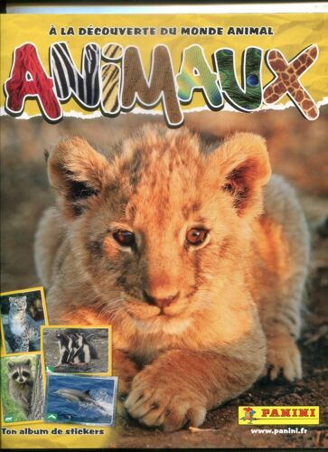 Album - Stickers Panini - Animaux - 2022