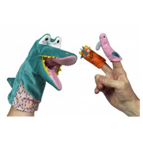 Marionnette Pour Bébé Crocodile Tout Doux Par Ebulobo