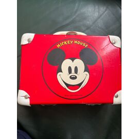 Valise - valisette - boîte de rangement Mickey mouse - Walt Disney productions - 17x25x8 cm - cartonné renforcé - vintage