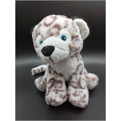 Doudou Peluche Léopard Guépard - Auchan Assis - Env. 22 Cm