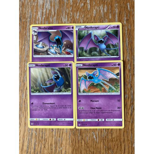 (2927) 3x Nosferapti + Nosferalto (Pokemon)