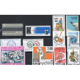 Mexique Timbres Divers -5