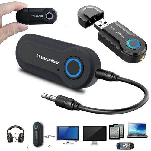Transmetteur Bluetooth 5.0 sans fil pour TV, PC et téléphone - Adaptateur audio et musique à faible latence