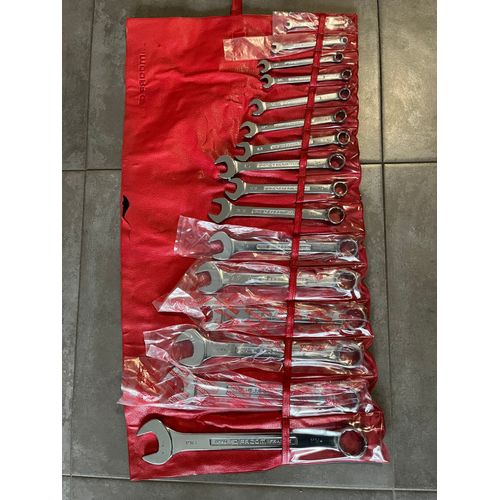 Clés Facom, 16 clés plates/mixte en pouces de 1/4 à 1’1/4. Jamais utilisées.