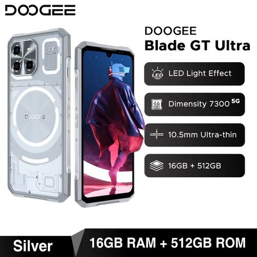 DOOGEE Blade GT Ultra 5G 16 Go 512 Go Argent