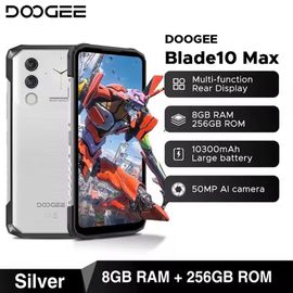 DOOGEE Blade 10 Max Robuste 8 Go + 256 Go Dual SIM Argent