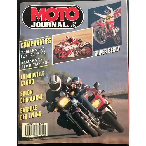 Moto Journal 775 De 1986 Yamaha Fz750,Fzx750,Tzr250,Tz250,Bercy Sx,Atk 560