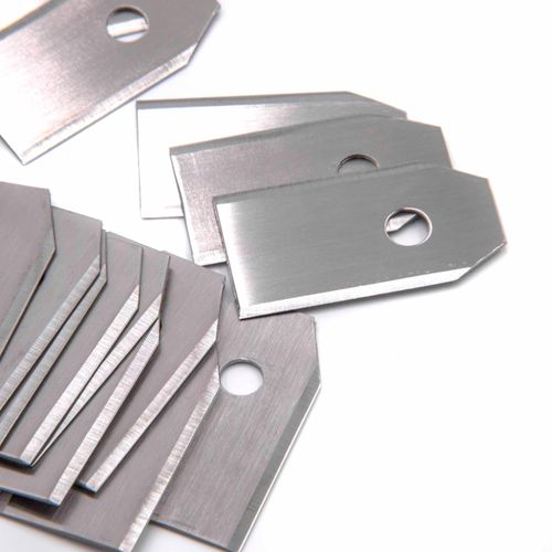 vhbw 30x Lames remplacement pour Segway HA002E pour tondeuse - Lames de rechange, argenté, acier