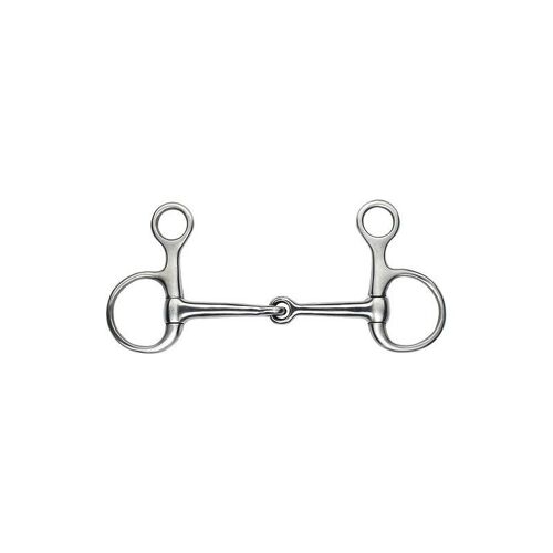 Mors Baucher Feeling Inox Satin - Taille : 115 Mm, Epaisseur Du Canon : 13 Mm, Diamètre Des Anneaux : 45 Mm, Canons : Pleins