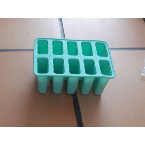 Moule En Silicone Bleu Turquoise Ustensile De Cuisine Preparation 10 Esquimaux Glace Sorbet Sucettes Glacons Pratique